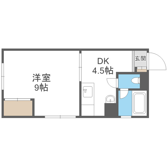 【間取り】 | 札幌ニュースカイマンション