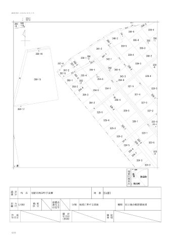 見附市熱田町354番地3　土地の土地図