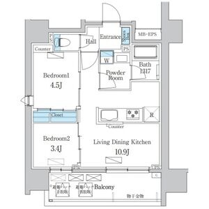 【間取り】 | デュオフラッツ今池フレナ
