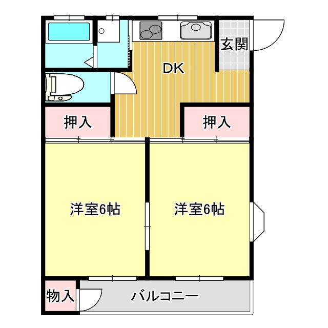 ひきちアパートの間取り