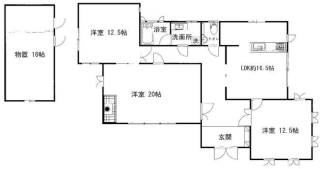 八街市八街い　中古戸建の間取り|図面と現況に相違がある場合、現況を優先致します。
