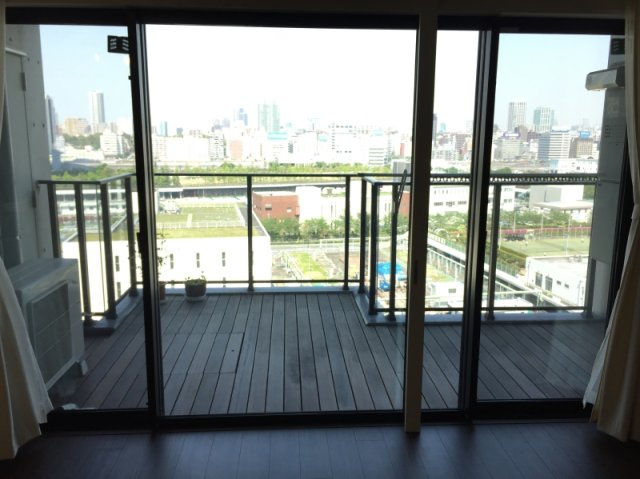 港区港南３丁目の賃貸マンションのバルコニー