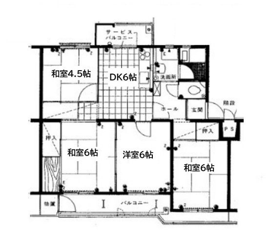 【間取り】 | ☆あしびハイツ9棟