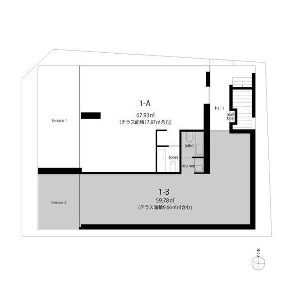 HARVEY TERRACE 覚王山の間取り