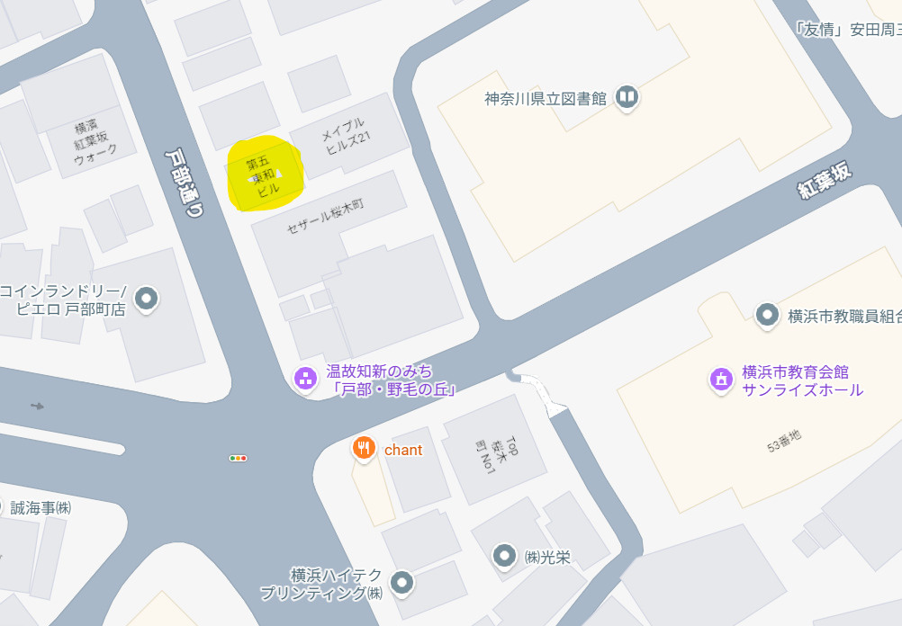 第五東和ビルの地図