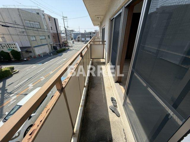 品田マンションのバルコニー