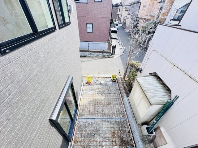 柏市酒井根５丁目新築戸建【酒井根小学校：7分】の展望|バルコニーより道路側眺望