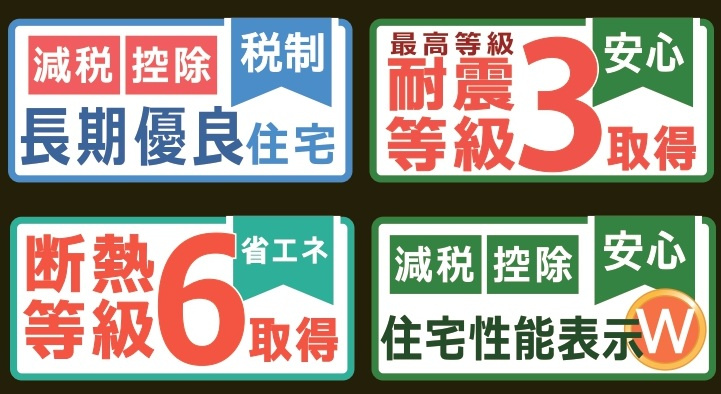 柏市酒井根５丁目新築戸建【酒井根小学校：7分】の構造・工法・仕様|各種税制優遇ある長期優良住宅認定物件