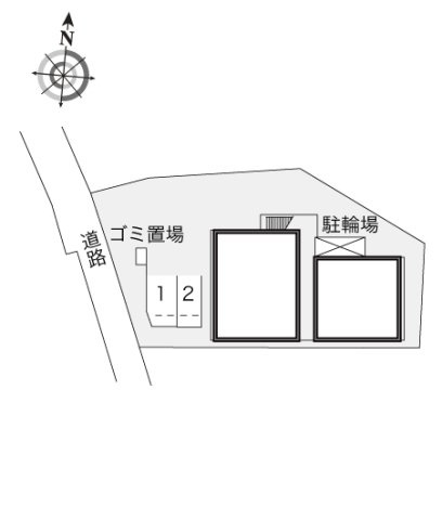 レオパレスリバートップの駐車場