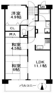 【間取り】 | ☆コスモ橿原神宮前