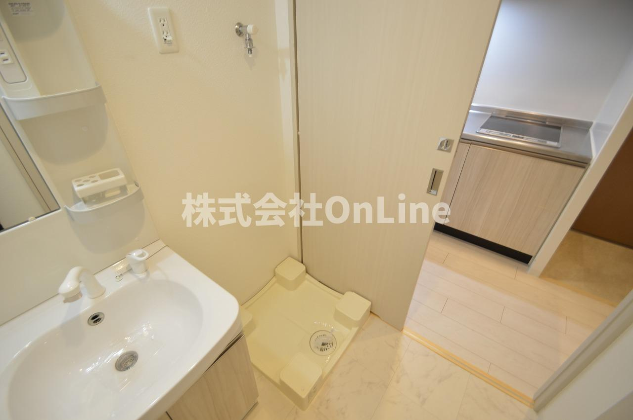 ヴィラセレーノ玉造本町の洗面所