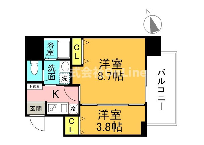 【間取り】 | ヴィラセレーノ玉造本町