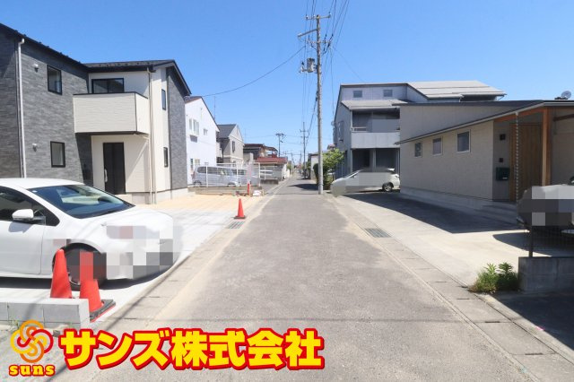 郡山市静町第8　　　  1号棟　　　　大成小学校、郡山第7中学区　の外観|東側前面道路