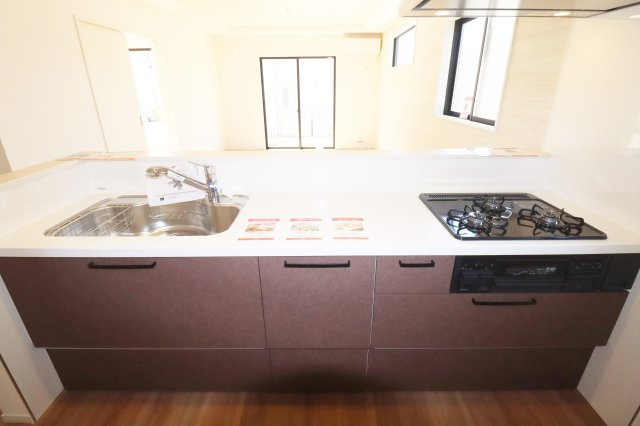 郡山市静町　　　  1号棟　　　　大成小学校、郡山第7中学区　のキッチン|※同社施工例