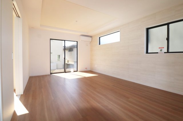 郡山市静町　　　  1号棟　　　　大成小学校、郡山第7中学区　の居間・リビング|※同社施工例