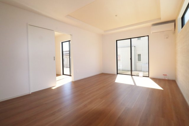 郡山市静町　　　  1号棟　　　　大成小学校、郡山第7中学区　の居間・リビング|※同社施工例