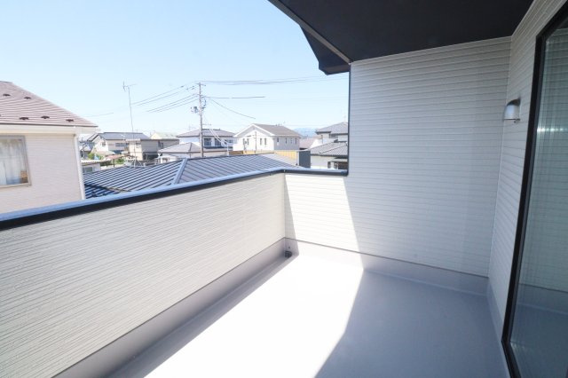 郡山市静町第8　　　  1号棟　　　　大成小学校、郡山第7中学区　のバルコニー