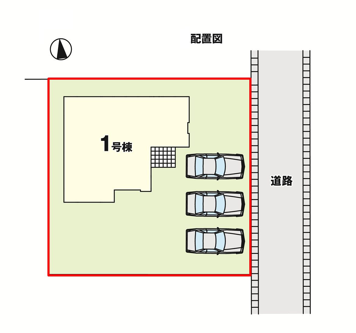 郡山市静町　　　  1号棟　　　　大成小学校、郡山第7中学区　の区画図