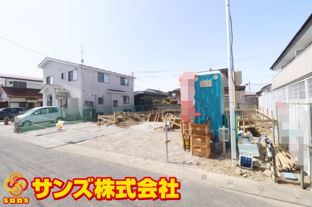郡山市静町　　　  1号棟　　　　大成小学校、郡山第7中学区　の外観|北東側から見た駐車場を含む外観