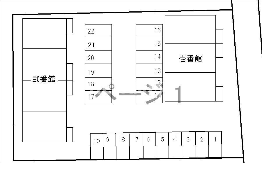エスポワール弐番館の区画図