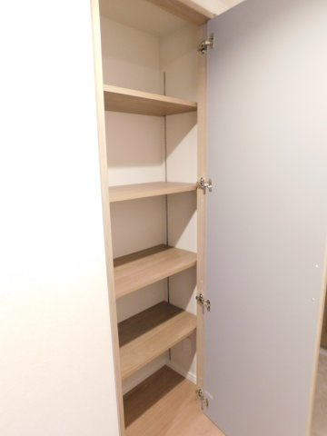海部郡大治町大字堀之内字北二反畑の中古マンションの収納|◇ホール収納◇　　可動棚の使い勝手の良い収納完備！