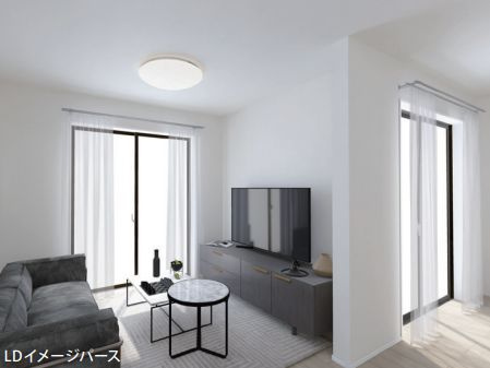 中央区淵野辺本町5丁目新築戸建て　01期1号棟の完成予想図|内観の完成予想図です