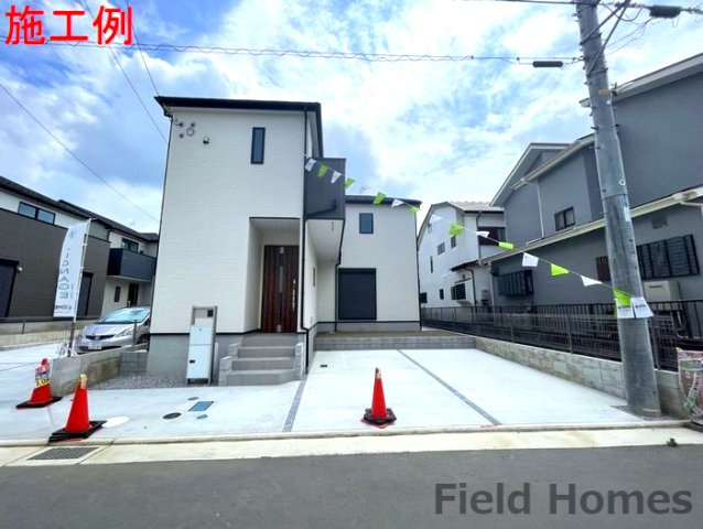 中央区淵野辺本町5丁目新築戸建て　01期2号棟の外観|外観施工例