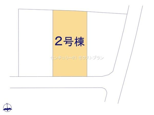 甘楽小川 2号棟の区画図|区画図