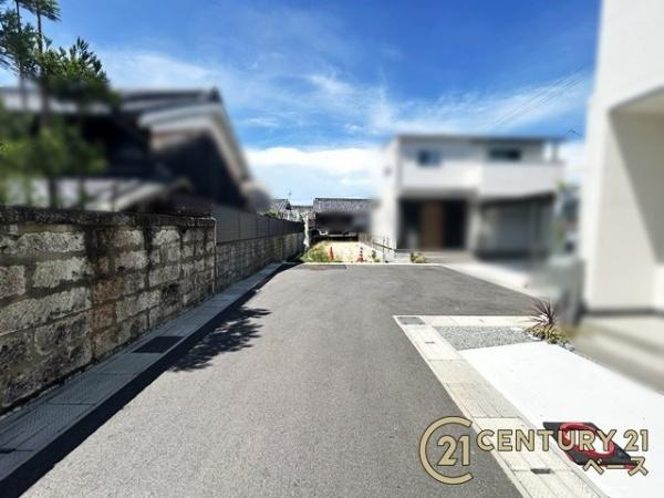 桜井市谷　建築条件なし土地の前面道路含む現地写真|■現地撮影写真■落ち着いた雰囲気の住宅地です！ぜひお気軽にお問い合わせください！