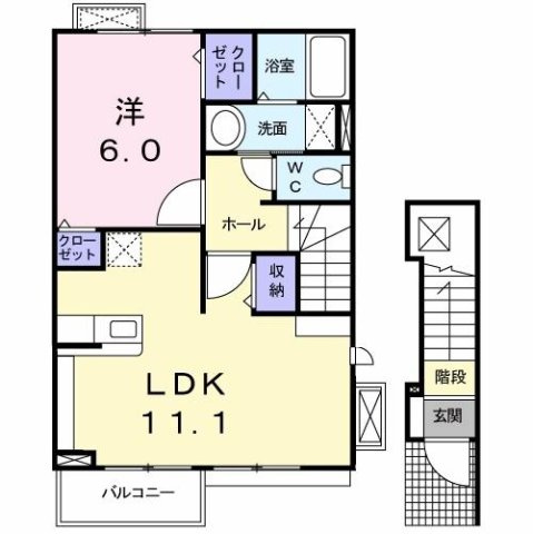 【間取り】 | サンヴェルジュⅠ