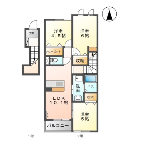 エヌリードの間取り