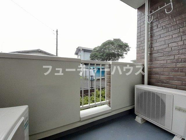 サニープラシードＢのバルコニー