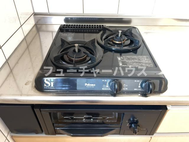ヴィレッジコンフォート(Ｖｉｌｌａｇｅ　Ｃｏｍｆｏｒｔ）のその他|２口コンロ