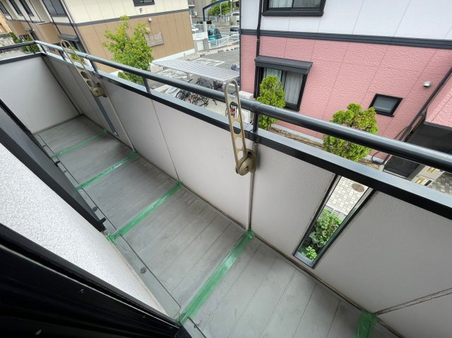 プレステージ芦屋C棟のバルコニー