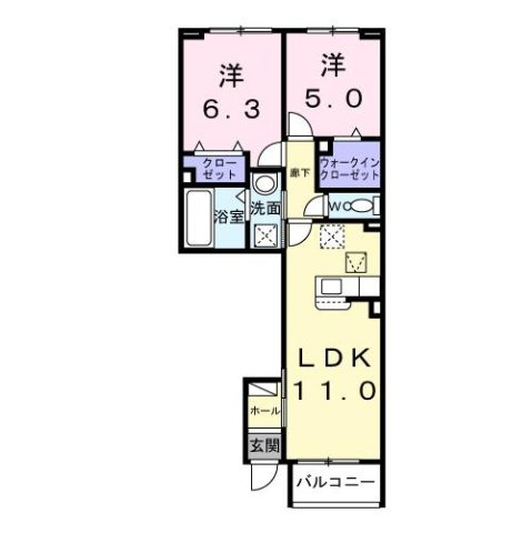 ルミッカの間取り