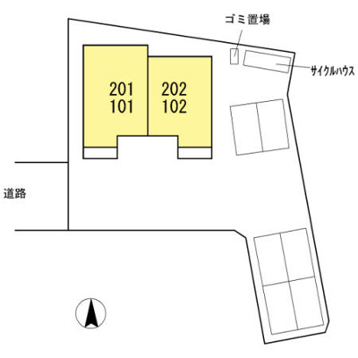 【区画図】 | D-room伊勢丘