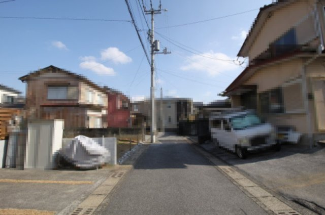一宮中町　新築戸建　⑨　　の前面道路含む現地写真|南側　公道　4.0ｍ　接面　7.2ｍ
