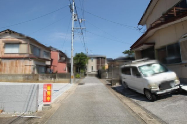 一宮中町　【特別価格】　新築戸建　⑨　　の前面道路含む現地写真|南側　公道　4.0ｍ　接面　7.2ｍ
