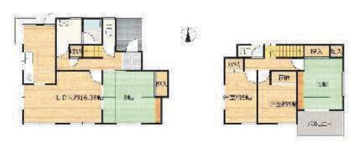 【間取り】 | 東松山市殿山町　中古戸建　