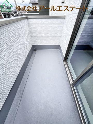 加古川市野口町北野12期　新築戸建のバルコニー