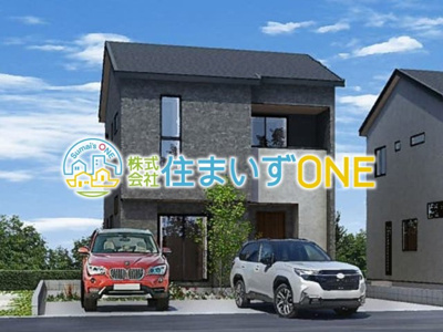 【外観パース】 | 【新築分譲住宅】山形市泉町 | 時間のゆとりと空間、爽やかな陽光がもたらす光と風を贅沢なまでに感じる暮らしが始まります。