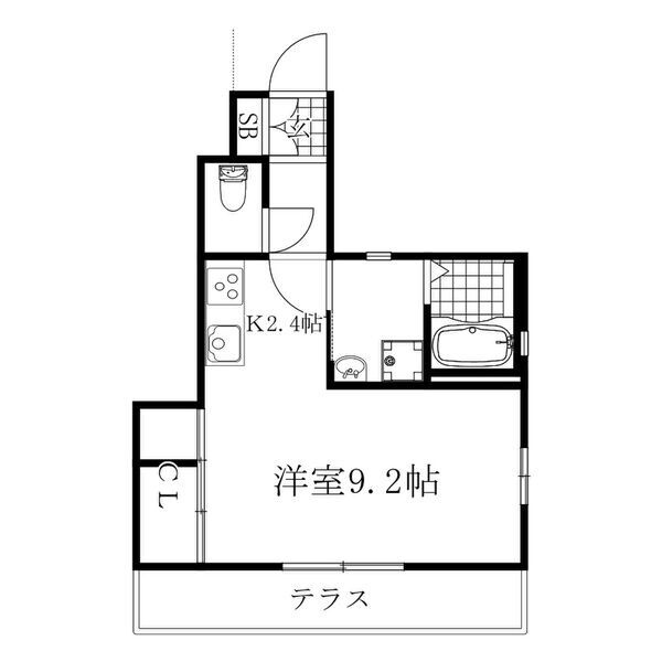 エントピアヤダⅢ　名古屋市賃貸　仲介手数料無料の間取り