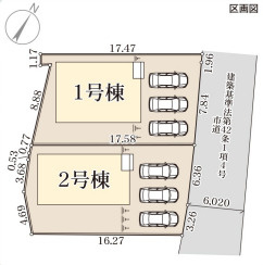 リーブルガーデン筑後市長浜第四の区画図