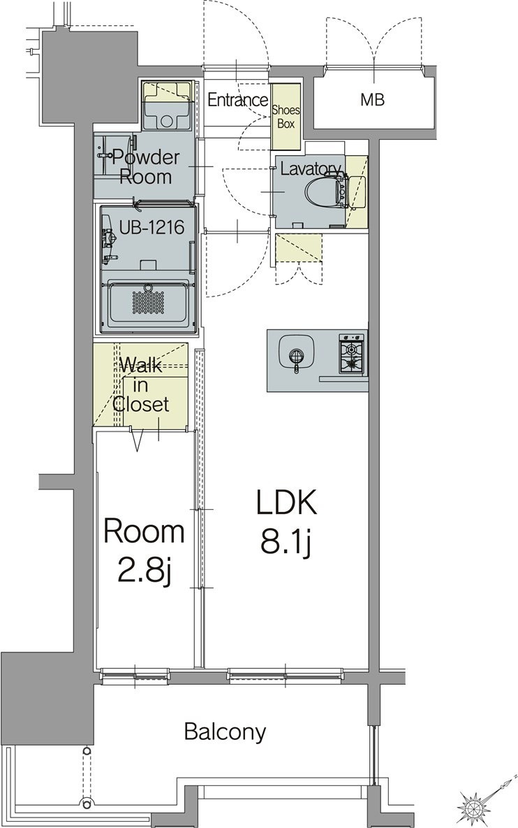 新品家具付きマンション今泉1(KaGood福岡)