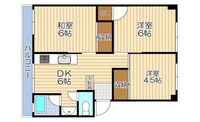 【間取り】 | 松井マンション