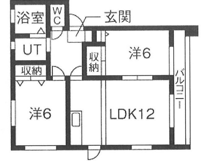 【間取り】 | リジェールＩ | 反転タイプ