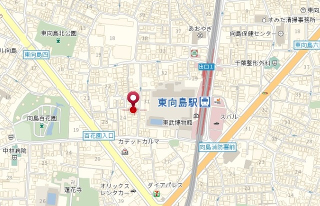 アベニーレ・東向島の地図|★案内図★