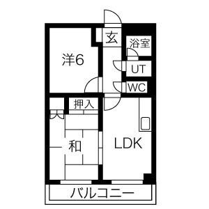 シャンポール鶴見の間取り