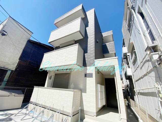 藤沢市長後のアパートの外観