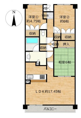 クレストテラス佐鳴台　中央区佐鳴台5丁目